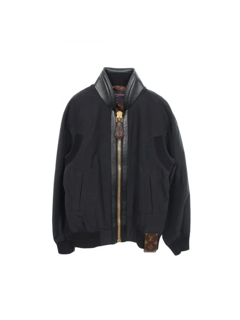 Louis Vuitton Monogram Short Jacket Fbp Nylon Leather Logo